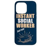 Un travailleur Social instantané ajoute Simplement du café Coque pour iPhone 14 Pro Max