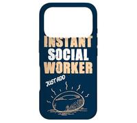 Un travailleur Social instantané ajoute Simplement du café Coque pour iPhone 17 Pro