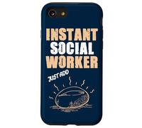 Un travailleur Social instantané ajoute Simplement du café Coque pour iPhone SE (2020) / 7/8