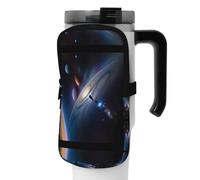 Un univers fascinant pour bouteille de sport - Pochette de poche pour téléphone portable pour la marche, la randonnée et la salle de sport, Noir , M, Porte-cartes de visite