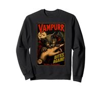 Un Vampire Mord Encore Une Fois, Cette Fois, Un Chat Vampire drôle et purronal Sweatshirt