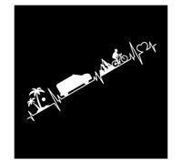 Un vélo est-il Mieux qu'une Voiture ? C'est Un Battement de cœur Autocollants for carrosserie Autocollants for Voiture Accessoires for Voiture Autocollants for Voiture(Silver,60X13.9CM)