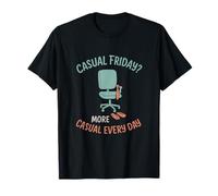 Un vendredi décontracté ressemble plus à un graphique décontracté de tous les jours T-Shirt