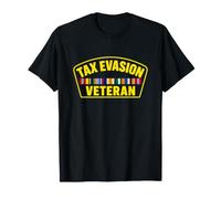 Un vétéran de l'évasion fiscale Funny Unhinged Gen Z Meme Brainrot Witty T-Shirt