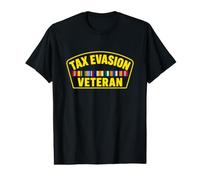 Un vétéran de l'évasion fiscale Funny Unhinged Gen Z Meme Brainrot Witty T-Shirt Graphique avec Valeur
