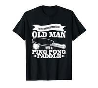 Un Vieil Homme avec Une Batte de ping-Pong T-Shirt Graphique avec Valeur