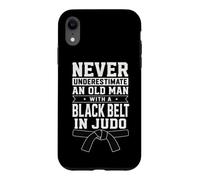 Un Vieil Homme avec Une Ceinture Noire Judo Coque pour iPhone XR