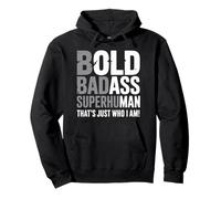 Un Vieil Homme surhumain et Audacieux Dit Un Gag Sweat à Capuche