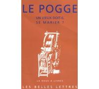 Un vieux doit-il se marier ?