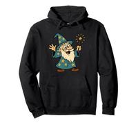 Un Vieux Style de Dessin animé Amusant de Silly Wizard Sweat à Capuche