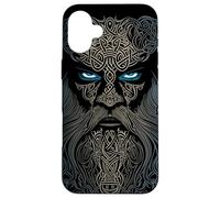 Un Viking Nordique Fait de Noeuds celtiques païens, de Coque pour iPhone 16 Plus