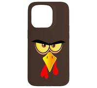 Un Visage de Dinde en colère, Blague Humoristique de Thanksgiving pour Hommes et garçons Coque pour iPhone 15 Pro