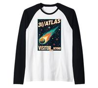 Un Visiteur de l'Atlas 3I, au-delà de l'art Cosmique Vintage Manche Raglan