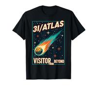 Un Visiteur de l'Atlas 3I, au-delà de l'art Cosmique Vintage T-Shirt