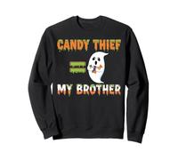 Un Voleur de Bonbons égale Halloween à Mon frère Sweatshirt