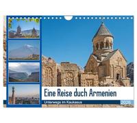 Un voyage en Arménie, Version française (Calendrier mural 2026 DIN A4 portrait), Calendrier CALVENDO mensuel