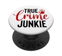 Un Vrai Accro au Crime, Un Meurtre obsédé, Un mystérieux Criminel PopSockets PopGrip Adhésif