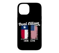 Un Vrai Patriote Texan à Double citoyenneté Aime Le Texas et l'Amérique Coque pour iPhone 14