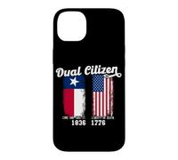 Un Vrai Patriote Texan à Double citoyenneté Aime Le Texas et l'Amérique Coque pour iPhone 14 Plus