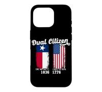 Un Vrai Patriote Texan à Double citoyenneté Aime Le Texas et l'Amérique Coque pour iPhone 16 Pro