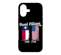 Un Vrai Patriote Texan à Double citoyenneté Aime Le Texas et l'Amérique Coque pour iPhone 17