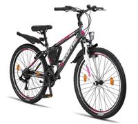 Un VTT pour tous ceux qui recherchent un compagnon pour le quotidien et le tout-terrain. [26, Anthracite/Rose]