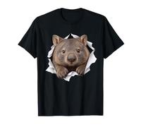 Un Wombat drôle, Amoureux des Animaux du Zoo, Jette Un Coup d'œil T-Shirt
