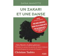 Un zakari et une danse - Saïna Manotte - Au Maximum - broché - Roman
