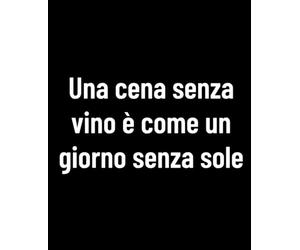 Una Cena Senza Vino è Come un Giorno Senza Sole: Quaderno per amanti del vino - ironico, elegante e perfetto da regalare