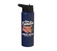 Una Familia Siempre Juntos Diverse Hands Family Unity Love Stainless Steel Insulated Water Bottle