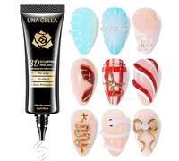 UNA GELLA Capsule Américaine Ongle, Capsule Ongle pour une couverture complète des ongles acryliques pour l'art des ongles Gel 3D Ongles