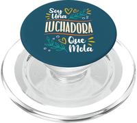 Una Luchadora Que Mola Regalo Para Una Mujer Luchadora Lucha PopSockets PopGrip pour MagSafe