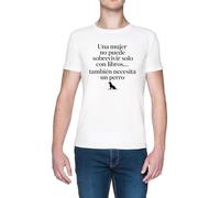 Una Mujer No Puede Sobrevivir Solo Con Blanc Homme T-Shirt White Men's Tee