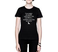 Una Mujer No Puede Sobrevivir Solo Con Noir Femme Black Women's T-Shirt Tee