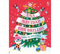 Una navidad con brillos - Libro de pegatinas