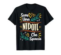 Una Nipote Che Spacca Regalo Per Nipote Femmina Da Zia T-Shirt