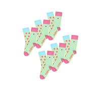UNABUX Chaussettes ' GRUMBLE IN THE JUNGLE ' vert clair, Taille 42-46