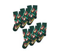 UNABUX Chaussettes ' GRUMBLE IN THE JUNGLE ' vert, Taille 42-46