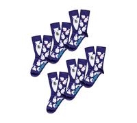 UNABUX Chaussettes ' GRUMBLE IN THE JUNGLE ' violet, Taille 37-39