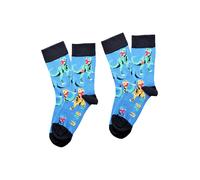 UNABUX Chaussettes ' Prints ' mélange de couleurs, Taille 31-35