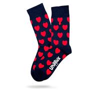 unabux Femme Chaussettes Chaussettes longsocks Cœur 36-40