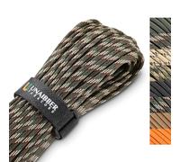 Unaibber Paracorde 40 m - 7 brins - Corde en nylon 100 % nylon indéchirable - Peut supporter jusqu'à 250 kg - Pour le camping de survie, camouflé