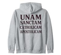 UNAM Sanctam Catholicam Apostolicam Latin Catholique Sweat à Capuche