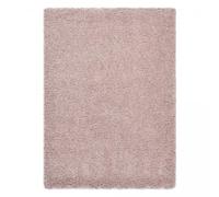 UnAmourDeTapis Tapis Shaggy, 160 X 230 Cm, Motif Uni, Rose, pour Salle À Manger, Texture Douce Tendance, Ambiance Cocooning Moderne, Belgique, 10887