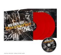 Unantastbar – Wir Leben Laut – Live – Vinyle 3LP pochette gatefold rouge + DVD – Import