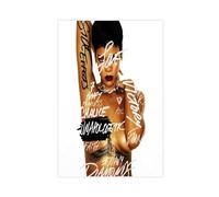 Unapologetic Couverture de l'album Rihanna 01, poster sur toile, décoration murale, peintures pour salon, chambre à coucher, style sans cadre, 30 x 45 cm