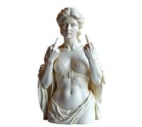 Unapologetic The Middle Finger Statue d'art moderne en résine - Ornement décoratif pour la maison - Figurine en résine détaillée pour bureau, étagère ou salon - Objet d'art expressif