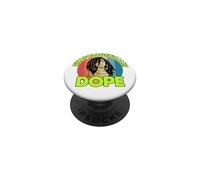 Unapologetically Dope Diva Queen Juneteenth Noir Femmes Fille PopSockets PopGrip Adhésif