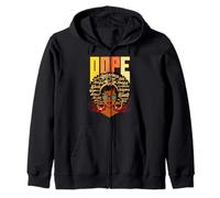Unapologetically Dope Diva Queen Juneteenth Noir Femmes Fille Sweat à Capuche