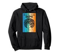 Unapologetically Dope Queen Diva Juneteenth Noir Femmes Fille Sweat à Capuche